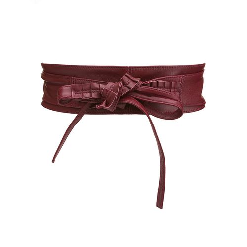 Cintura Larga Da Annodare In Pelle Donna Taglie 85 cm - la redoute collections - Modalova