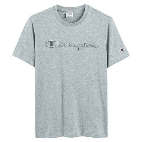 T-shirt a maniche corte con grande logo ricamato - CHAMPION - Modalova