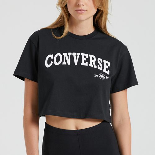 T-shirt Crop Retro Chuck Donna Taglie XS - converse - Modalova