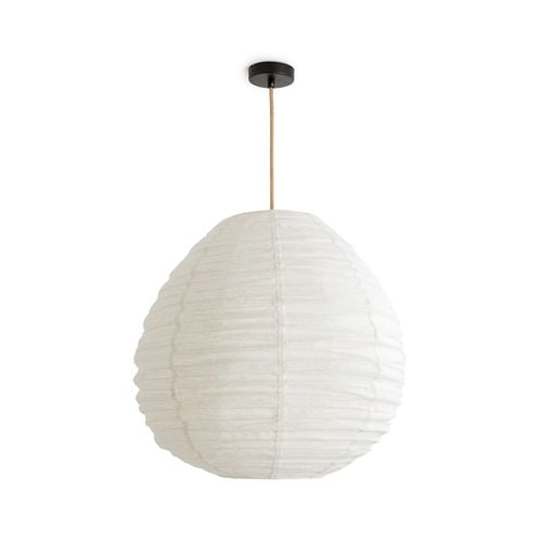 Lampadario a sfera in tela di iuta Ø55 cm, Robia - LA REDOUTE INTERIEURS - Modalova