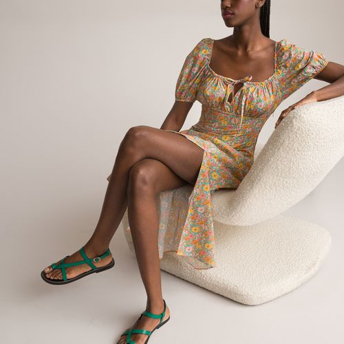 Abito Maniche Corte, Tessuto Liberty Fabrics Donna Taglie 38 - la redoute collections - Modalova