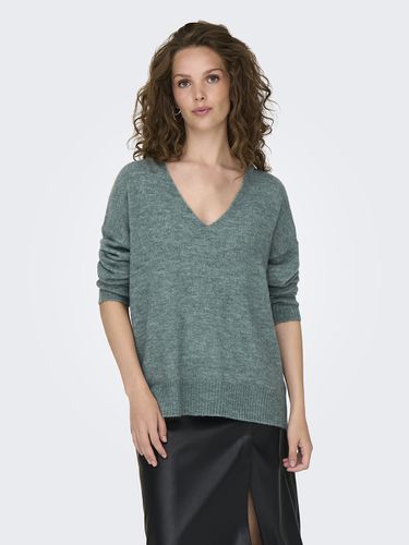 Pull con scollo a V, maglia morbida - JDY - Modalova