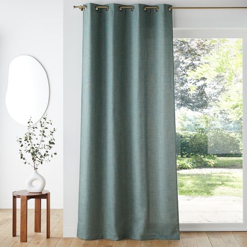 Tenda Con Occhielli Chiné, Exuron Taglie 180 x 135 cm - la redoute interieurs - Modalova