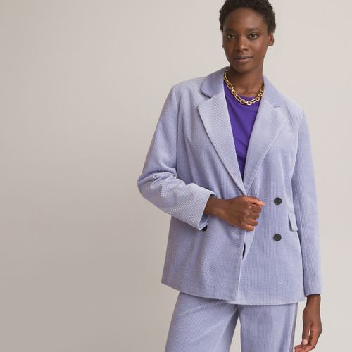 Blazer Signature Taglio Oversize, In Velluto A Coste Donna Taglie 48 (FR) - 52 (IT) - la redoute collections - Modalova