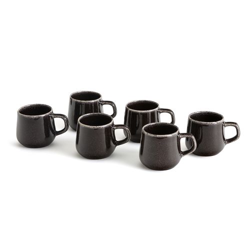 Confezione da 6 tazze da caffè in gres smalto reattivo Boldi - LA REDOUTE INTERIEURS - Modalova