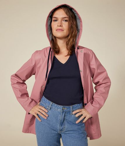 Impermeabile Media Lunghezza Con Cappuccio Fisso, Mezza Stagione Donna Taglie XL - petit bateau - Modalova