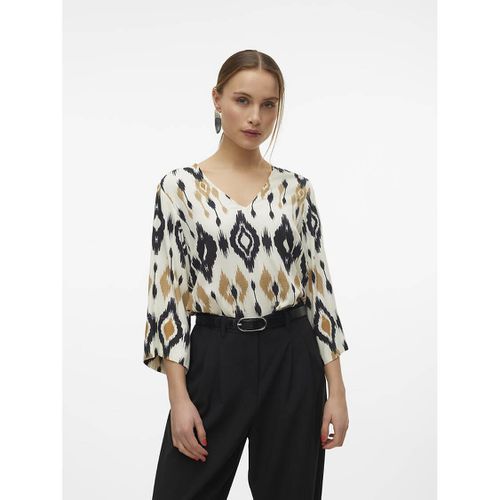 Blusa fantasia scollo a V - VERO MODA - Modalova