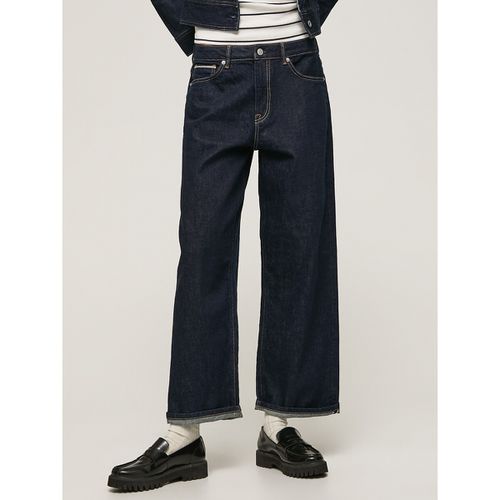 Jeans Larghi Edie Selvedge Donna Taglie W29 L28 (US) - 42 (IT) - pepe jeans - Modalova