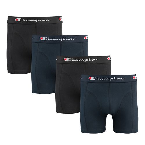 Confezione Da 4 Boxer Tinta Unita Basic Uomo Taglie S - champion - Modalova