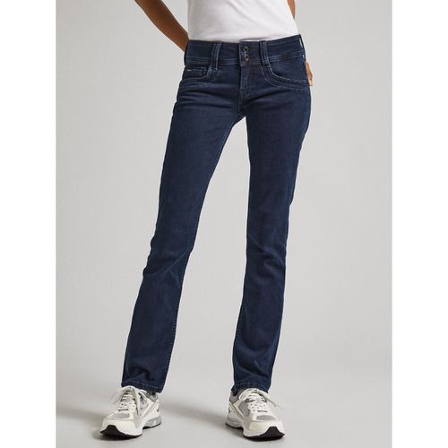 Jeans Slim, Vita Bassa Taglie W26 L30 (US) - 40 (IT) - pepe jeans - Modalova