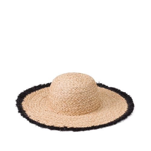 Cappello bordi con frange nere - LA REDOUTE COLLECTIONS - Modalova