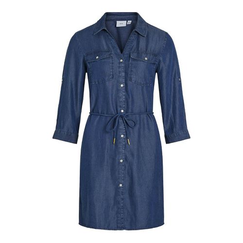 Abito Camicia In Denim Donna Taglie 34 (FR) - 38 (IT) - vila - Modalova