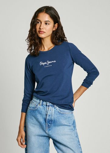 T-shirt Maniche Lunghe, Con Logo Donna Taglie S - pepe jeans - Modalova