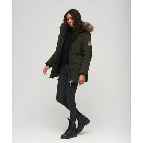 Parka Everest Media Lunghezza Con Cappuccio Donna Taglie 38 - superdry - Modalova