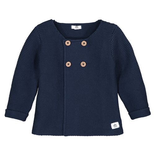 Cardigan in maglia di cotone bio 0-2 anni - LA REDOUTE COLLECTIONS - Modalova