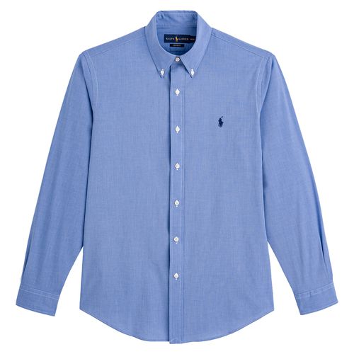 Camicia Dritta In Popeline Uomo Taglie M - polo ralph lauren - Modalova