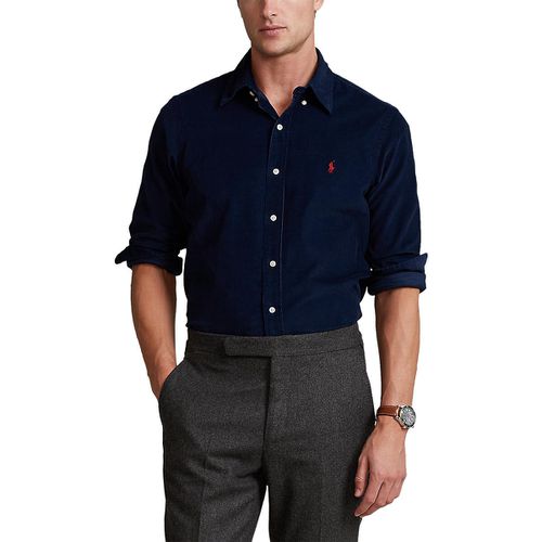 Camicia slim in velluto a coste - POLO RALPH LAUREN - Modalova