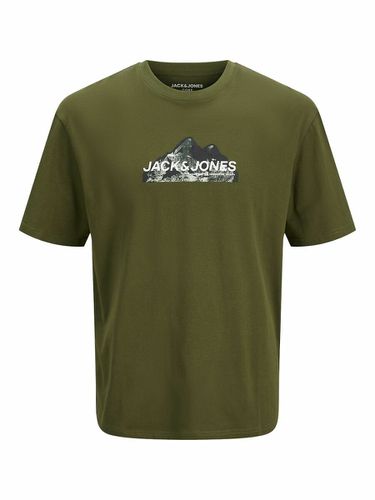 T-shirt stampa montagne - JACK & JONES - Modalova