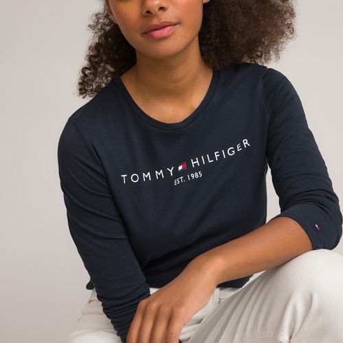 T-shirt Maniche Lunghe In Cotone Bambina Taglie 10 anni - 138 cm - tommy hilfiger - Modalova