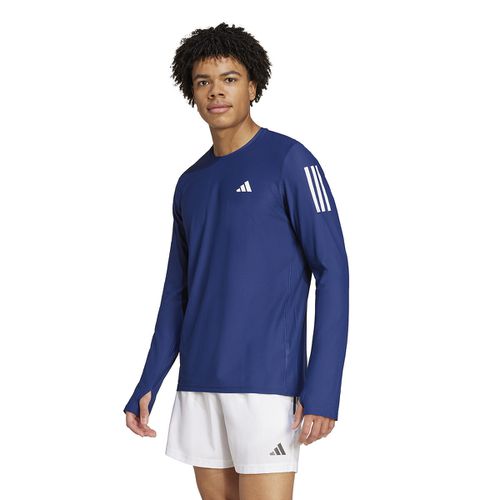 T-shirt Da Running Maniche Lunghe, Logo Uomo Taglie XXL - adidas performance - Modalova