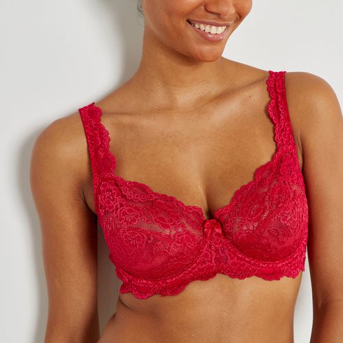 Reggiseno Avvolgente In Pizzo Donna Taglie 2 B - la redoute collections - Modalova