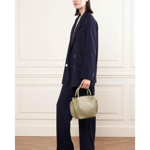 Borsa in pelle a grana FOULONNE DOUBLE - LANCASTER - Modalova