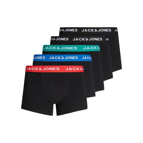 Confezione Da 5 Boxer Tinta Unita Jachuey Uomo Taglie M - jack & jones - Modalova