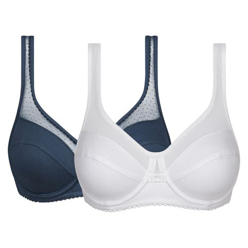 Confezione Da 2 Reggiseni Generous Cotone Bio Donna Taglie 3 B - dim - Modalova