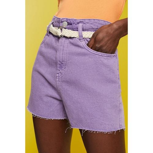 Shorts taglio chino con cintura - ESPRIT - Modalova