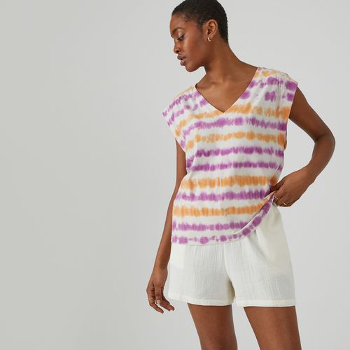 T-shirt Senza Maniche, Motivo Tie And Dye Donna Taglie XS - la redoute collections - Modalova