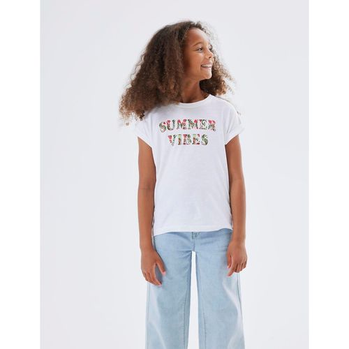 T-shirt Maniche Corte Bambina Taglie 7/8 anni - 120/126 cm - name it - Modalova