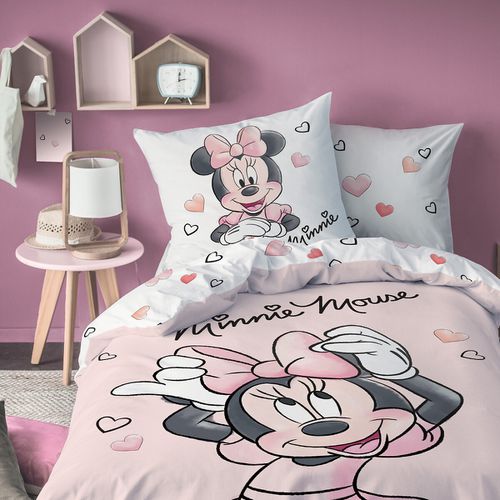 Completo letto in cotone, Minnie Smile - MINNIE MOUSE - Modalova