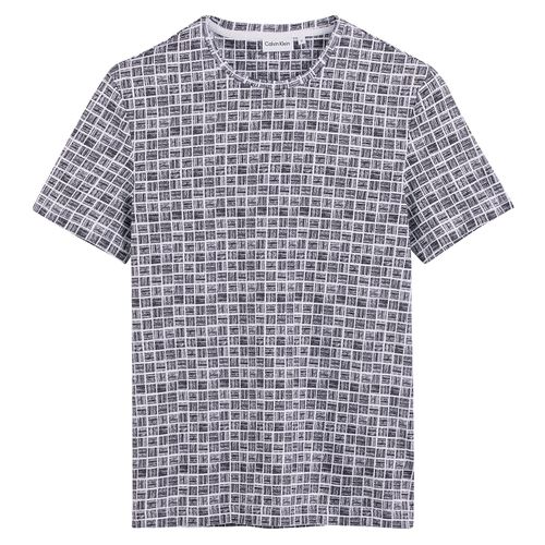 T-shirt Girocollo Stampa Allover Uomo Taglie S - calvin klein - Modalova