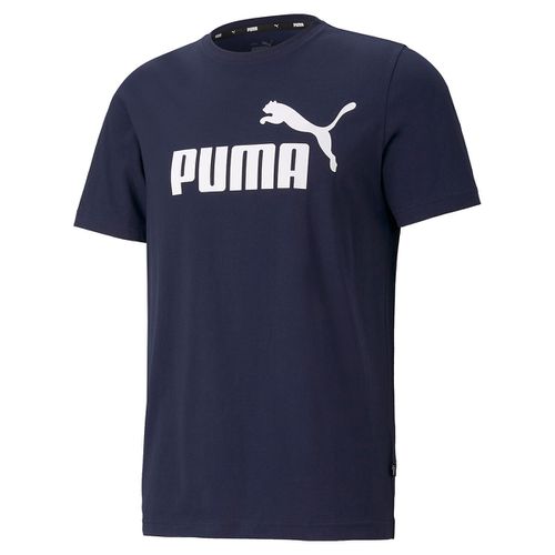 T-shirt Maniche Corte Maxi Logo Essentiel Uomo Taglie S - puma - Modalova