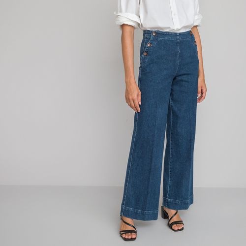 Jeans largo a ponte vita alta - LA REDOUTE COLLECTIONS - Modalova