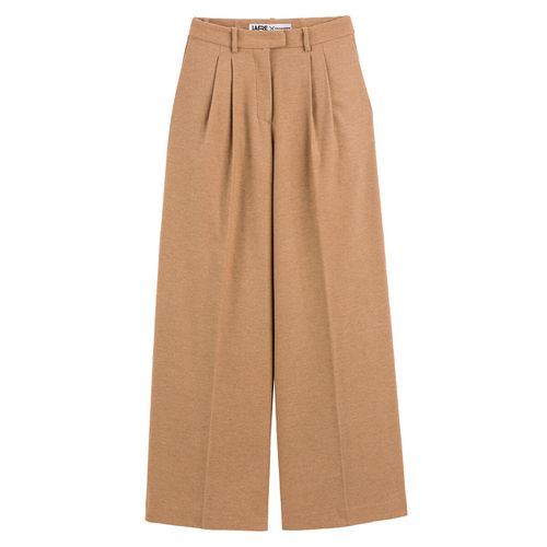 Pantaloni larghi con pinces, vita alta - POMANDERE X LA REDOUTE - Modalova