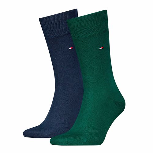 Confezione Da 2 Paia Di Calze Alte Uomo Taglie 39/42 - tommy hilfiger - Modalova