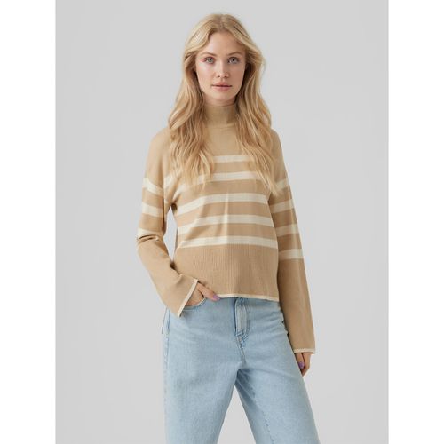 Maglione a collo alto a righe - VERO MODA - Modalova