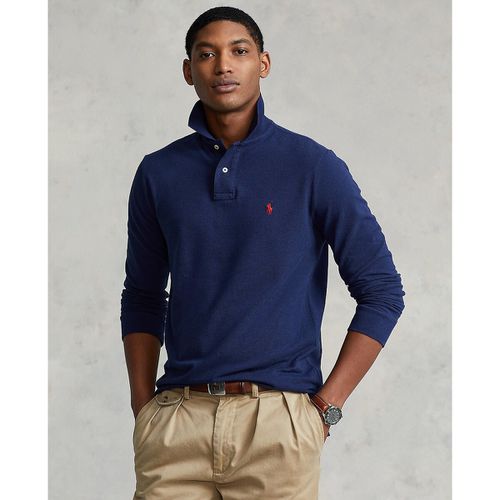 Polo dritta maniche lunghe custom fit - POLO RALPH LAUREN - Modalova