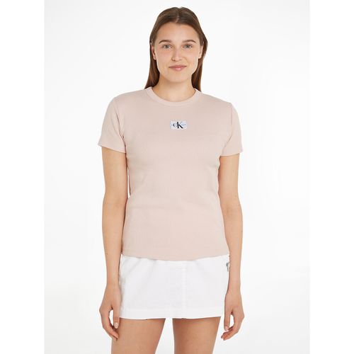 T-shirt Girocollo Maniche Corte Donna Taglie M - calvin klein jeans - Modalova