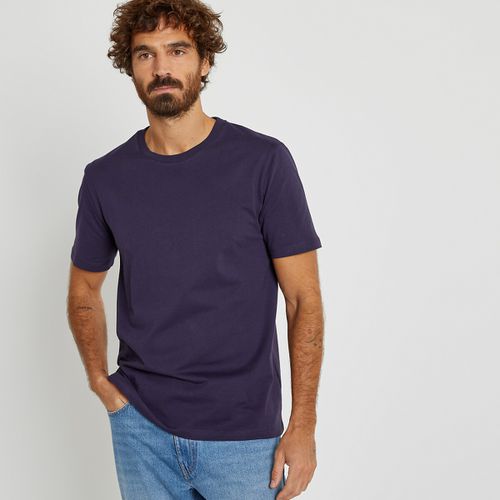 T-shirt in cotone biologico scollo rotondo maniche corte - LA REDOUTE COLLECTIONS - Modalova