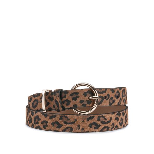 Cintura Leopardata In Pelle Donna Taglie 75 cm - la redoute collections - Modalova