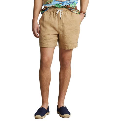 Shorts Chino Prepster In Lino Uomo Taglie L - polo ralph lauren - Modalova