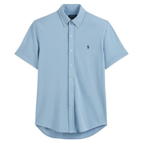 Camicia dritta in cotone piqué - POLO RALPH LAUREN - Modalova