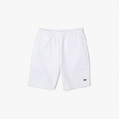 Shorts Dritti In Felpa Sport - lacoste - Modalova