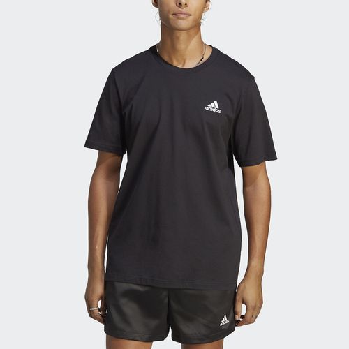 T-shirt In Jersey Con Piccolo Logo Ricamato Uomo Taglie XS - adidas sportswear - Modalova