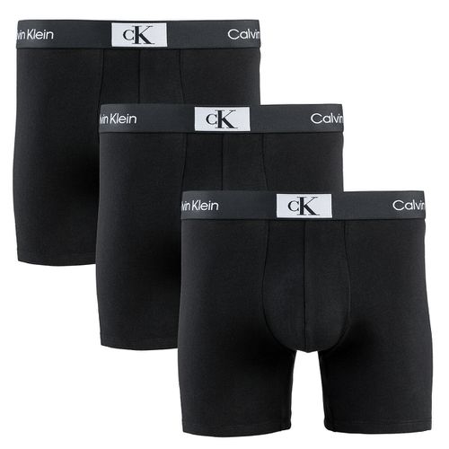 Confezione Da 3 Boxer Tinta Unita Uomo Taglie S - calvin klein underwear - Modalova