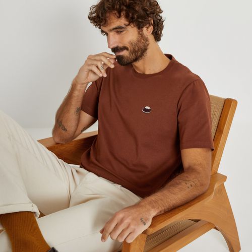 T-shirt Girocollo Maniche Corte Uomo Taglie S - la redoute collections - Modalova