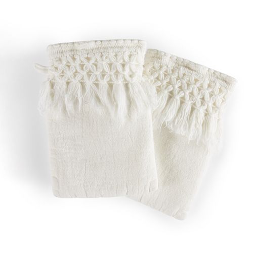 Confezione da 2 guanti da toilette cotone bio/lino Kiramy - AM.PM - Modalova