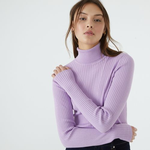 Maglione Basico Dolcevita, Maglia A Coste Donna Taglie XS - la redoute collections - Modalova